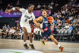 Aaron Towo-Nansi et l'équipe de France U17 ont souffert face à Team USA