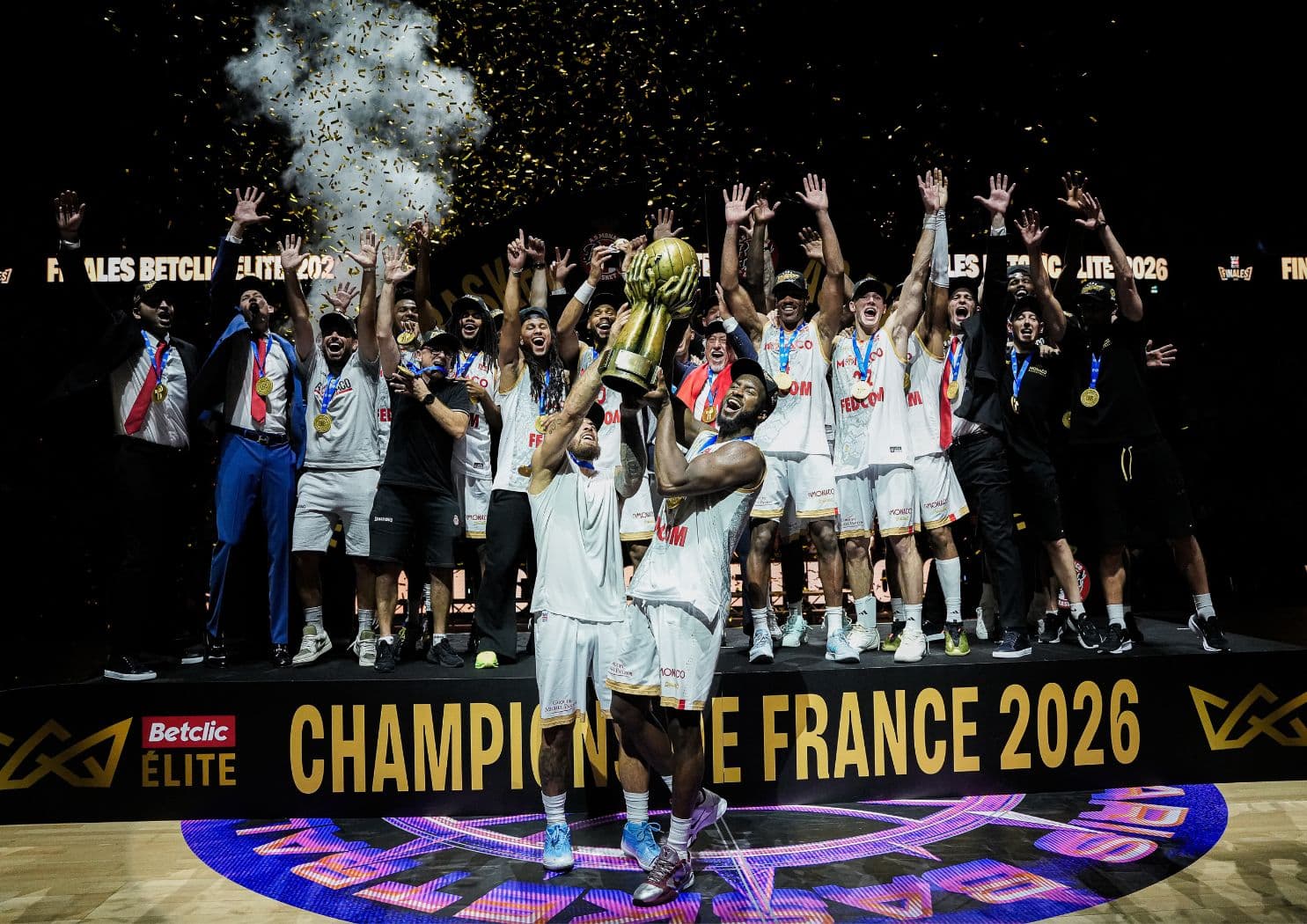 La Betclic ÉLITE a un nouveau champion : Monaco triomphe dans un ultime Match 5 rocambolesque !