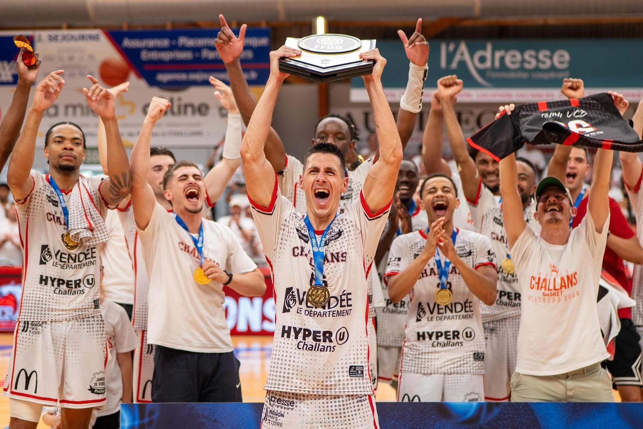 Jérémy Bichard et Challans promus en Elite 2 : “C’est pour ce genre de moment que je joue au basket”