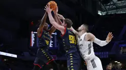 Yves Pons à la lutte contre le Real Madrid