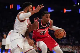 Alexandre Sarr face à Karl-Anthony Towns