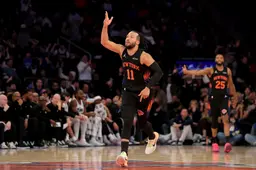 Le capitaine des Knicks, Jalen Brunson, a endossé son rôle de leader dans le quatrième quart-temps.