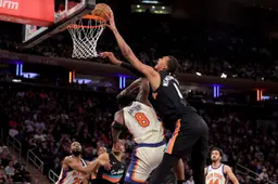 Victor Wembanyama au dunk face aux Knicks : dominant mais brouillon, la star des Spurs n'aura pas suffi ce dimanche