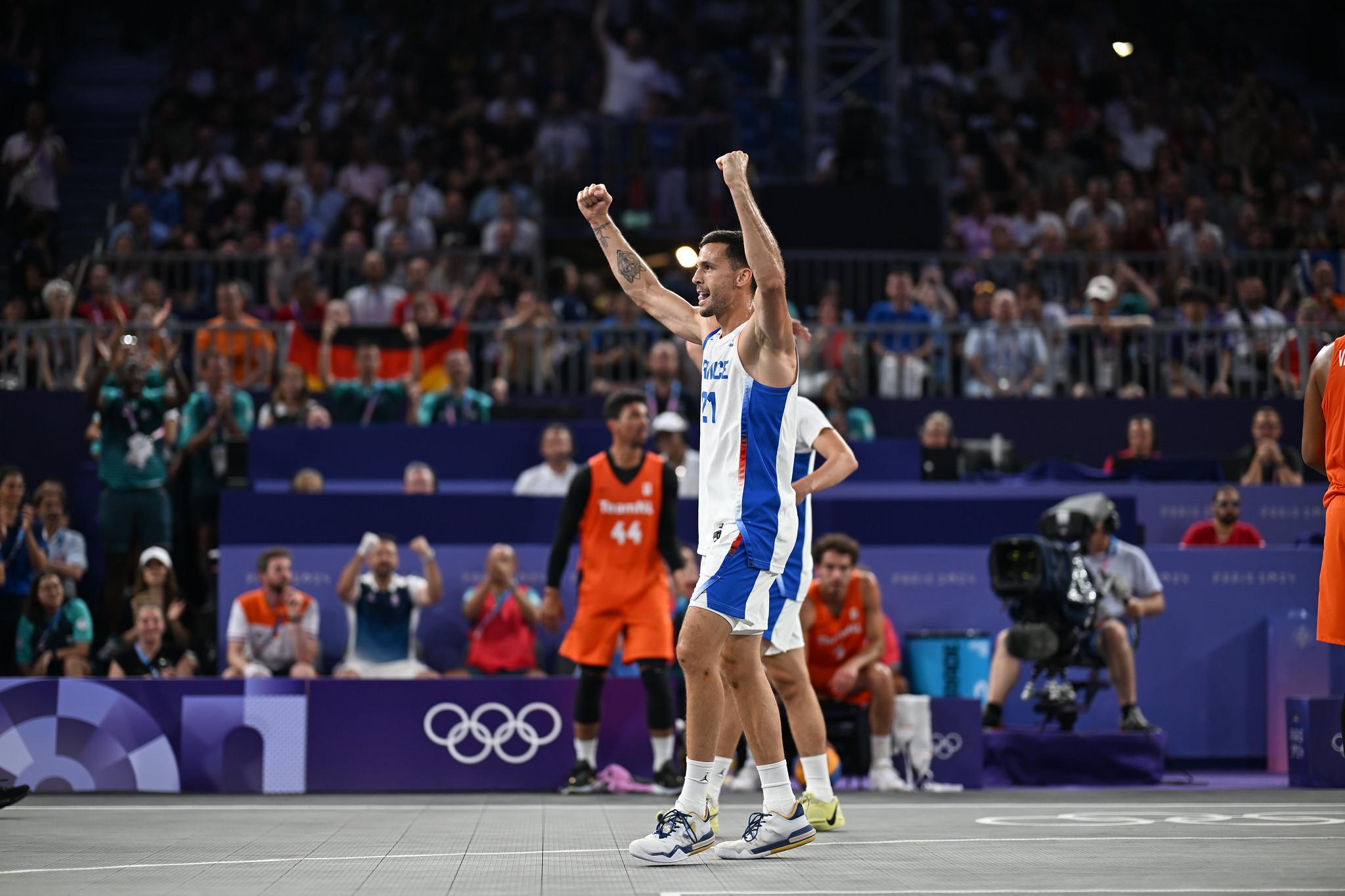 Franck Seguela en taulier de l’équipe de France pour la Coupe d’Europe 3×3