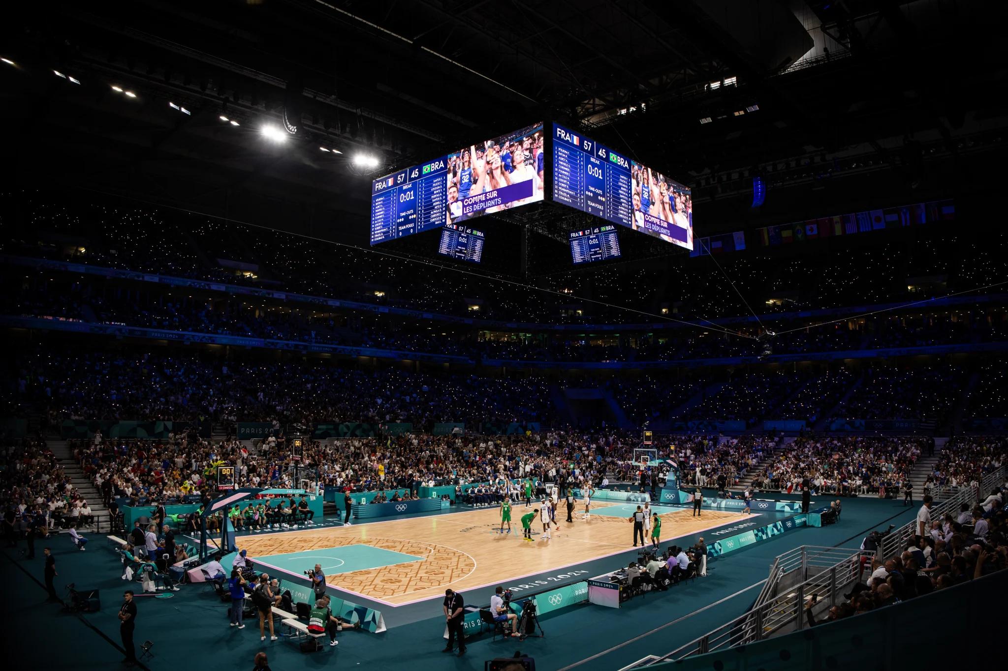 Record d’affluence battu pour le basket aux Jeux olympiques de Paris 2024