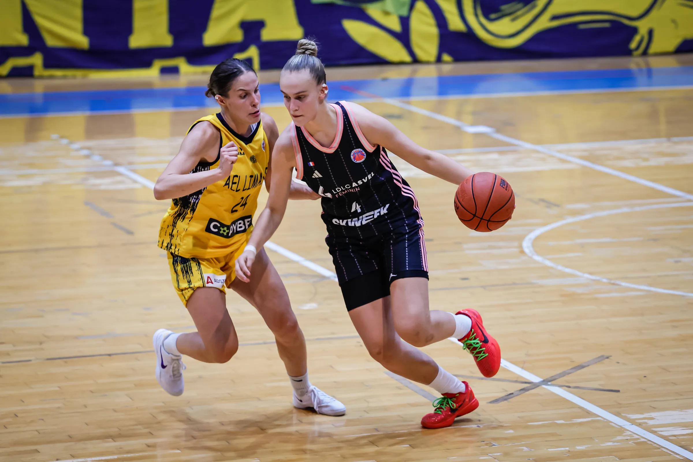 L’ASVEL Féminin et Lattes-Montpellier triomphent : reçu 5/5 d’entrée pour les équipes françaises en EuroCup