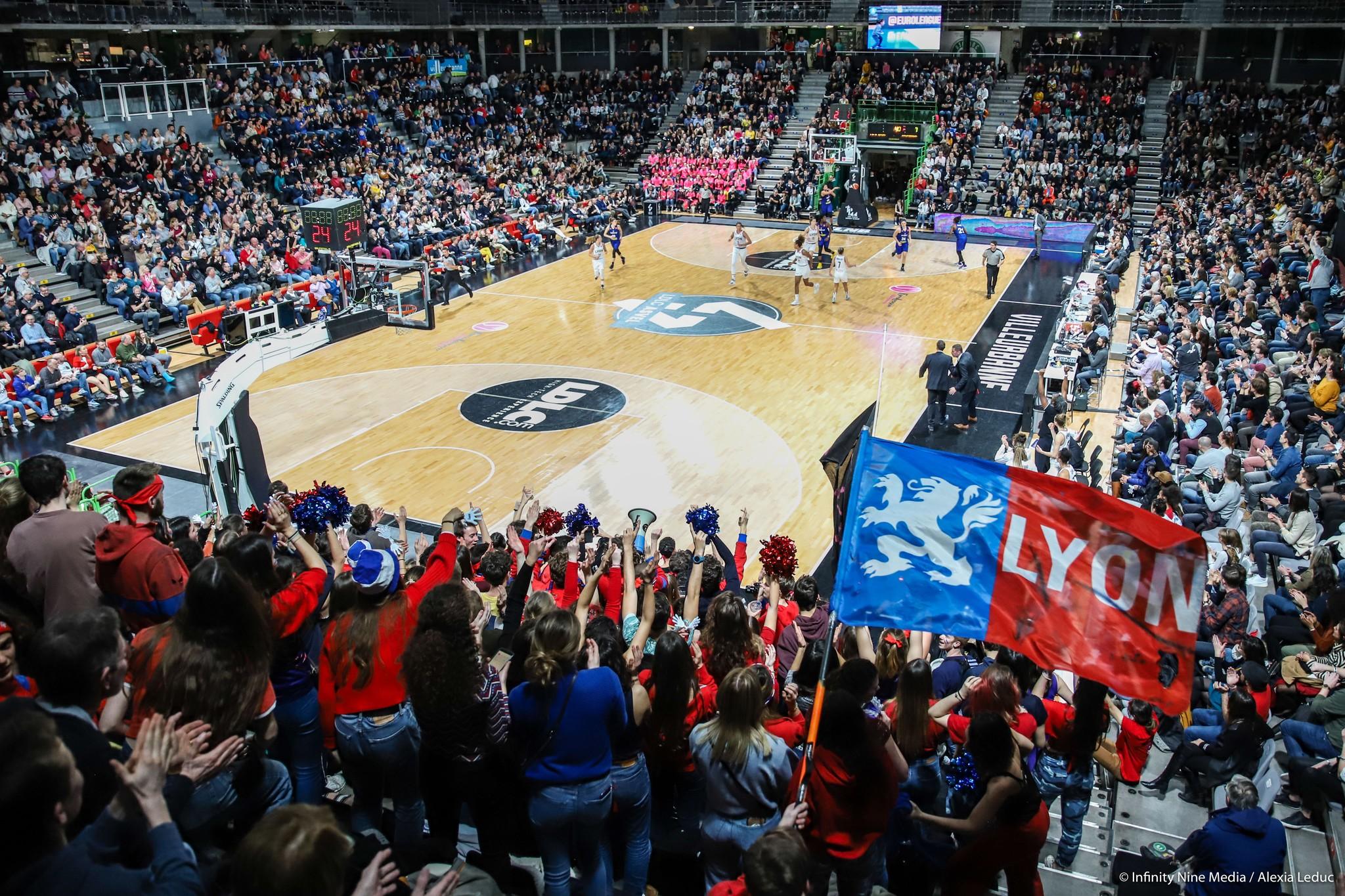 L&rsquo;ASVEL Féminin jouera le match aller de la finale à l&rsquo;Astroballe