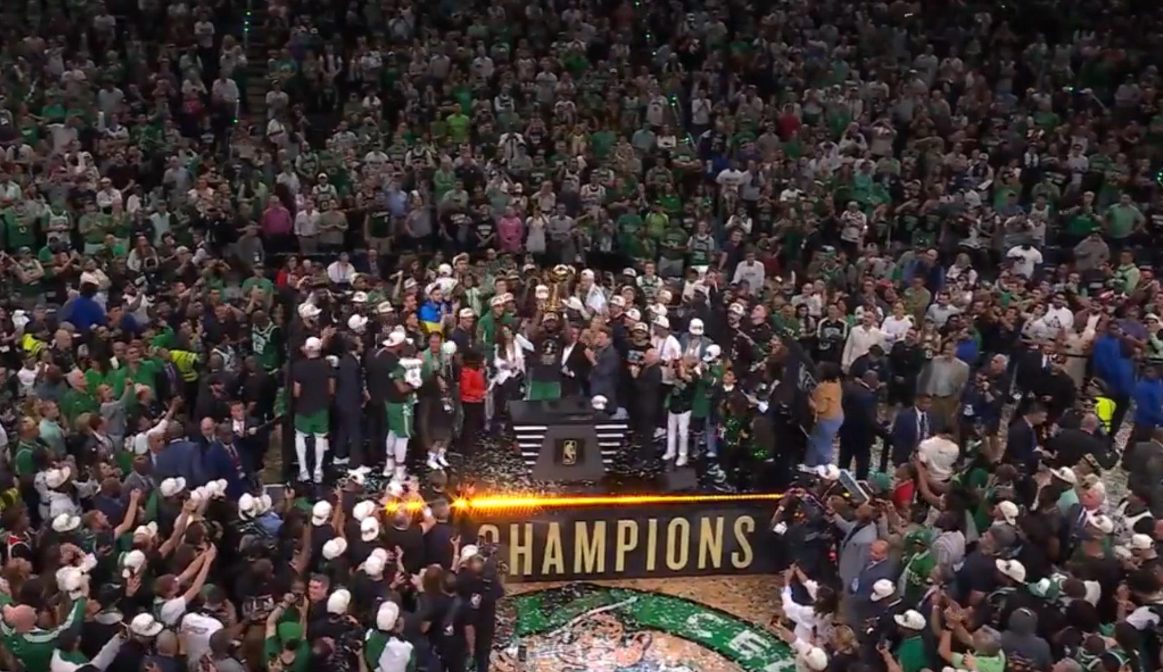 Les Boston Celtics décrochent leur 18e titre NBA