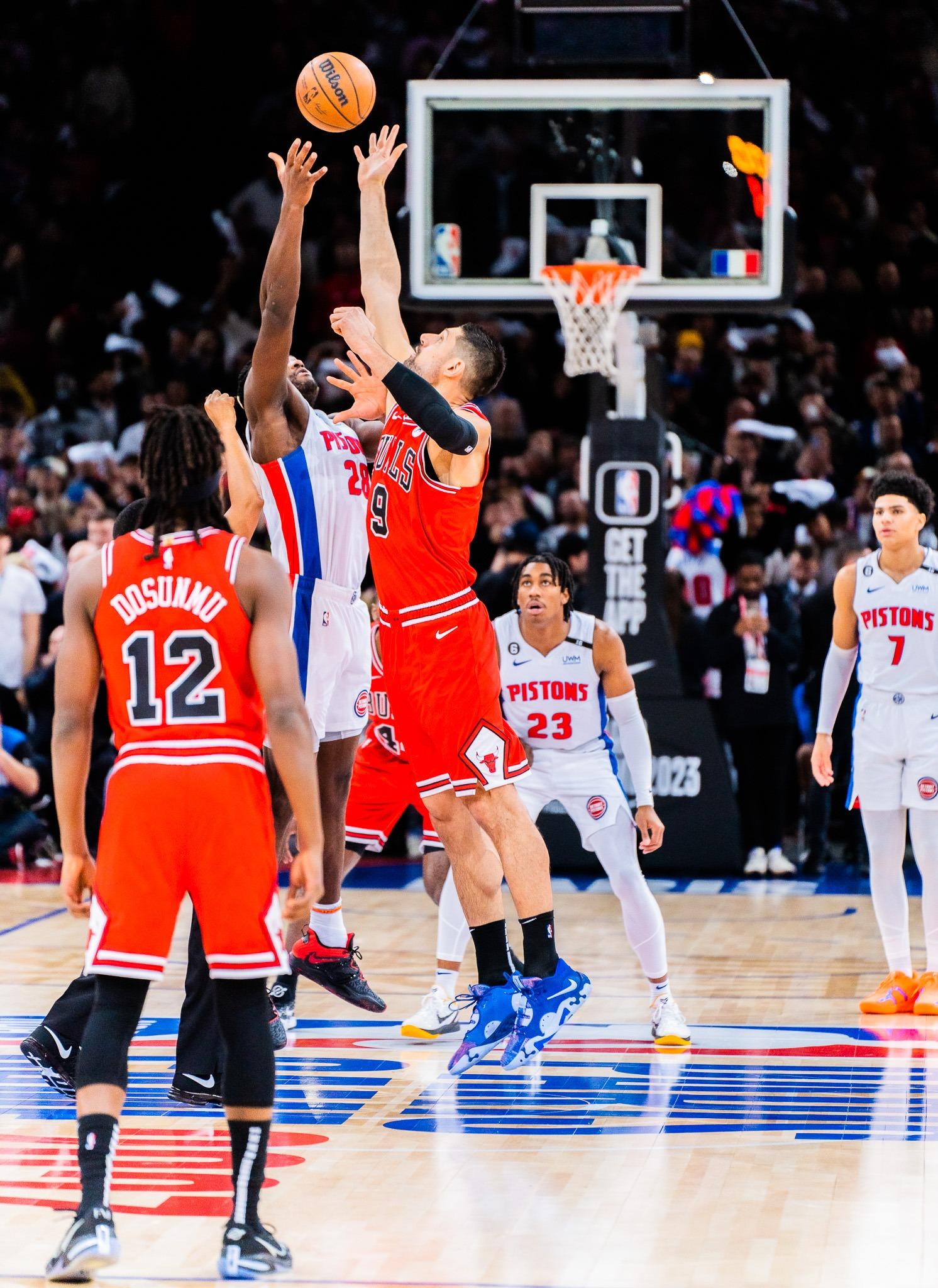 [Vidéo] Les highlights de Bulls &#8211; Pistons à Bercy