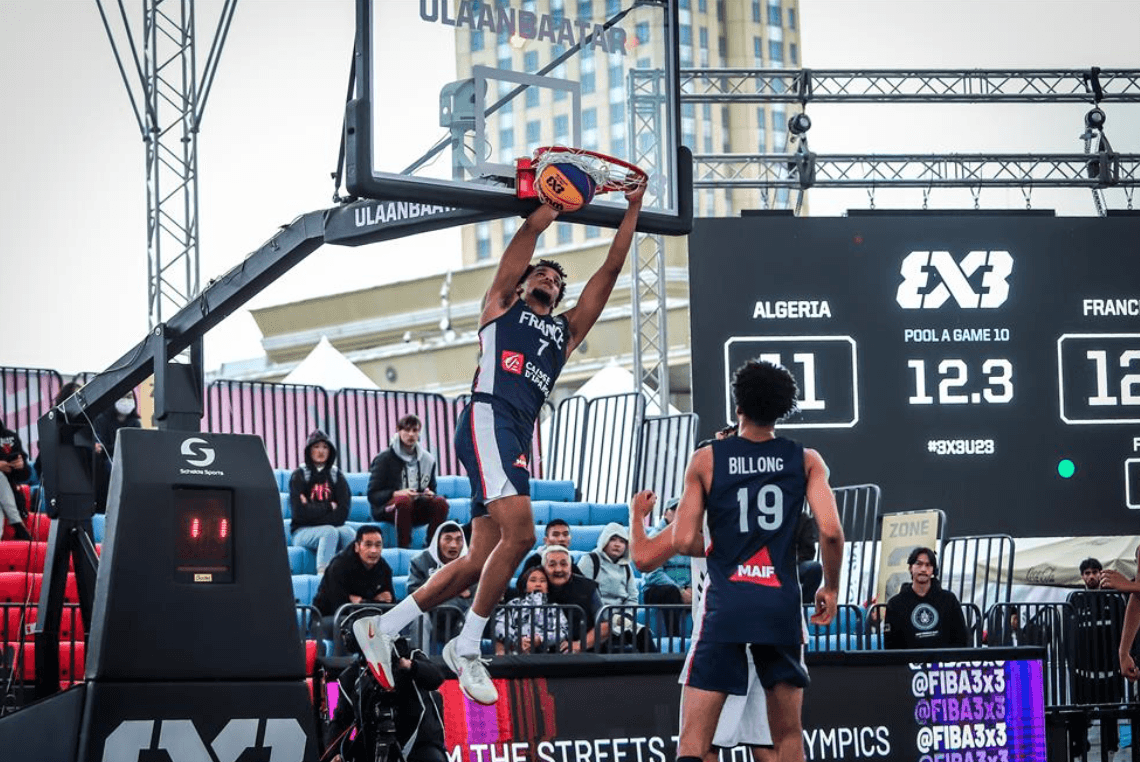 Sur le dernier match, les Bleuets arrachent les phases finales à la Coupe du Monde U23 de 3×3