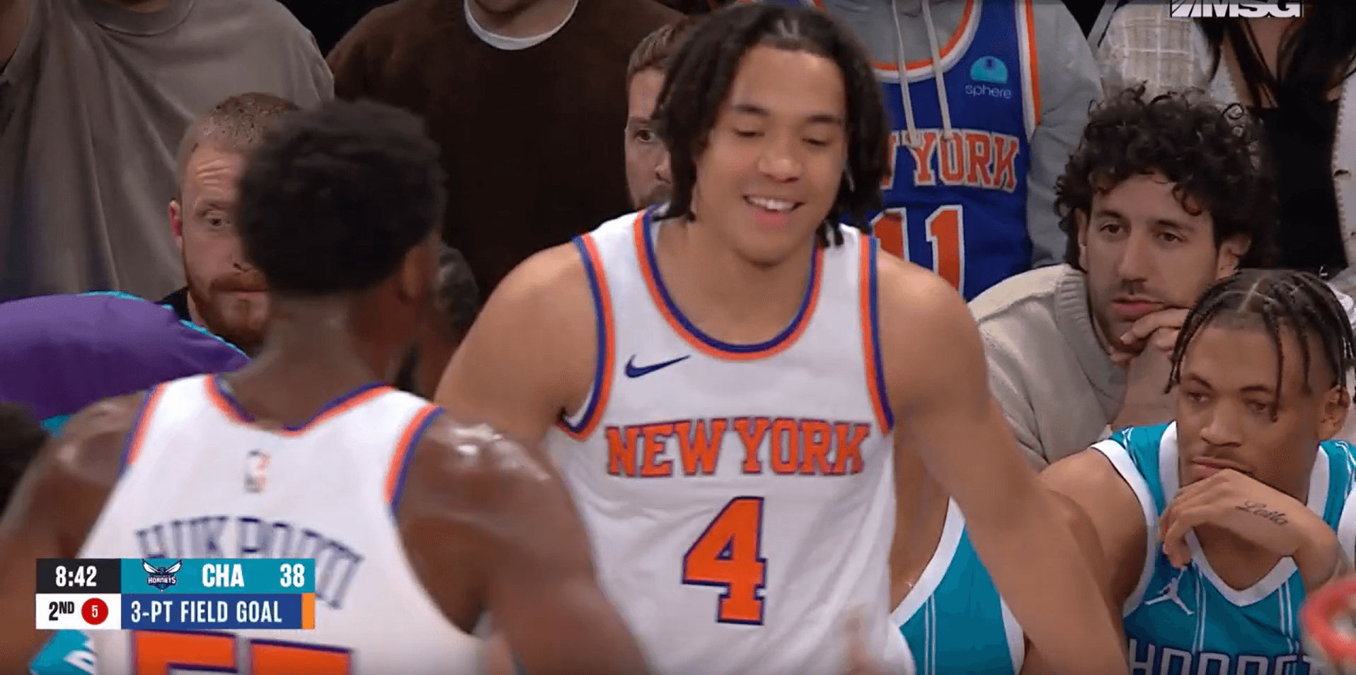 16 points en un quart-temps : Pacôme Dadiet prend feu pour son premier match de présaison NBA avec les Knicks