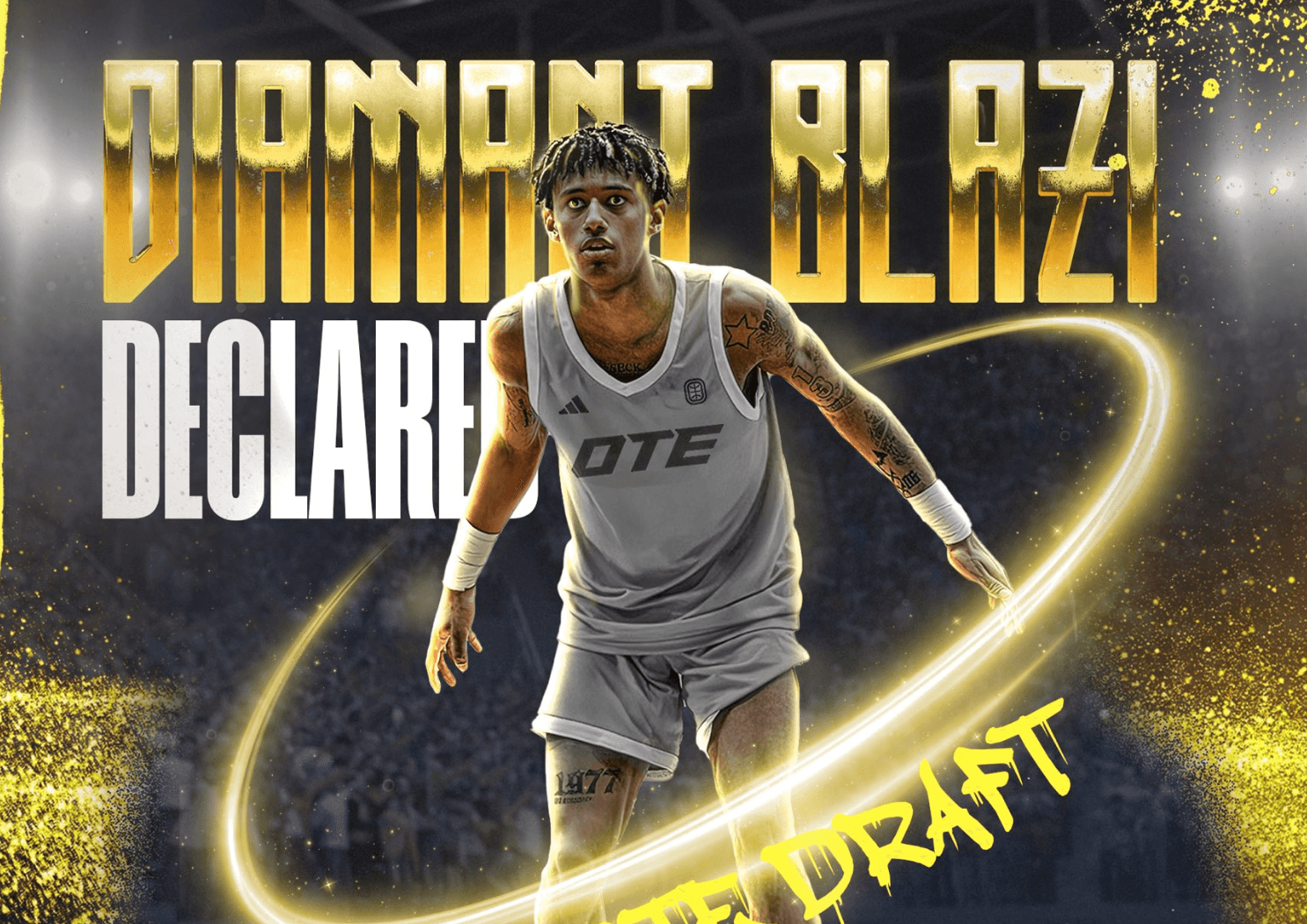 Diamant Blazi deuxième français à se présenter à la Draft de l’Overtime Elite