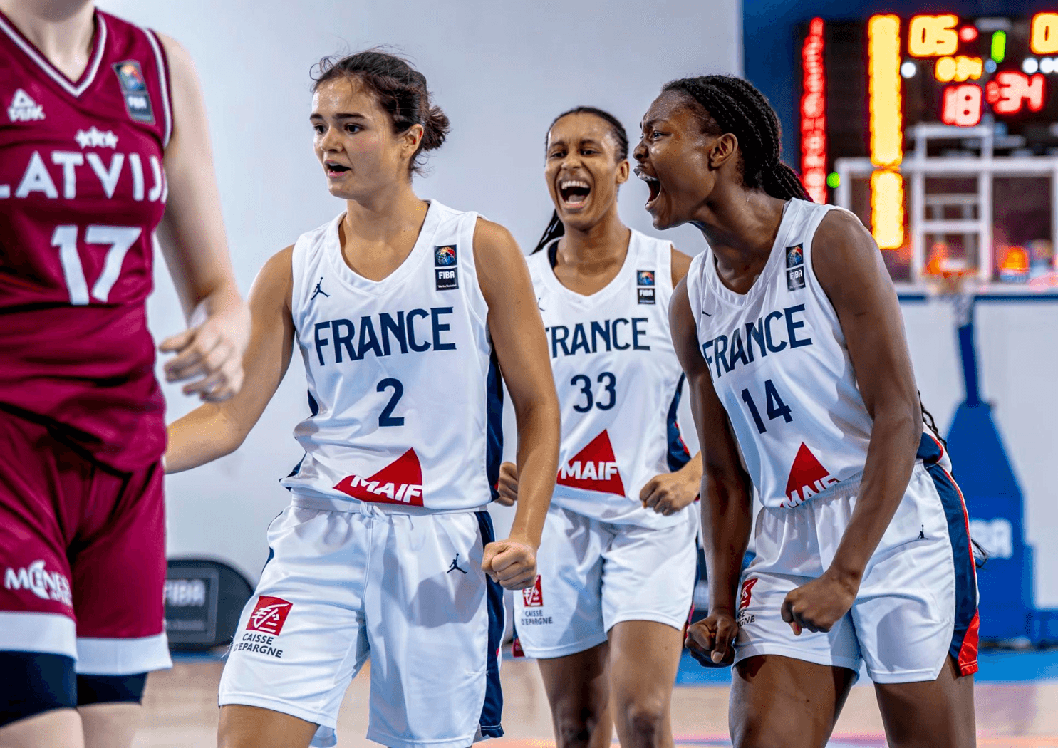 L’équipe de France U18 féminine continue sur sa lancée et roule sur la Lettonie en huitièmes