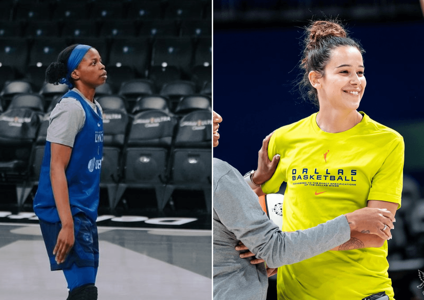 Olivia Époupa et Lou Lopez Sénéchal ont repris les entraînements collectifs