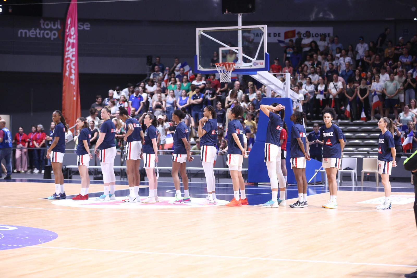 L&rsquo;équipe de France féminine recule à la septième place du ranking FIBA