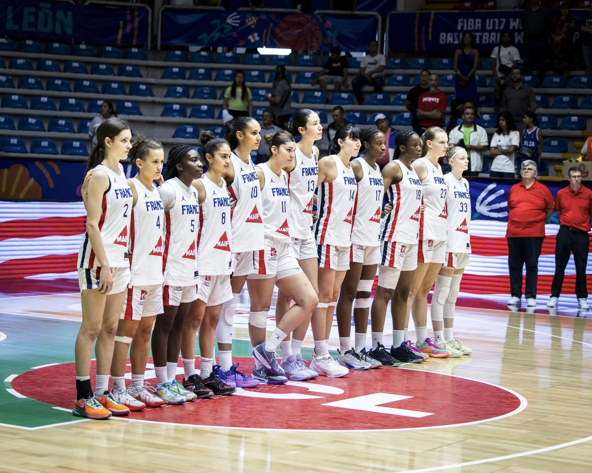 L&rsquo;équipe de France U17 face à l&rsquo;Espagne en petite finale