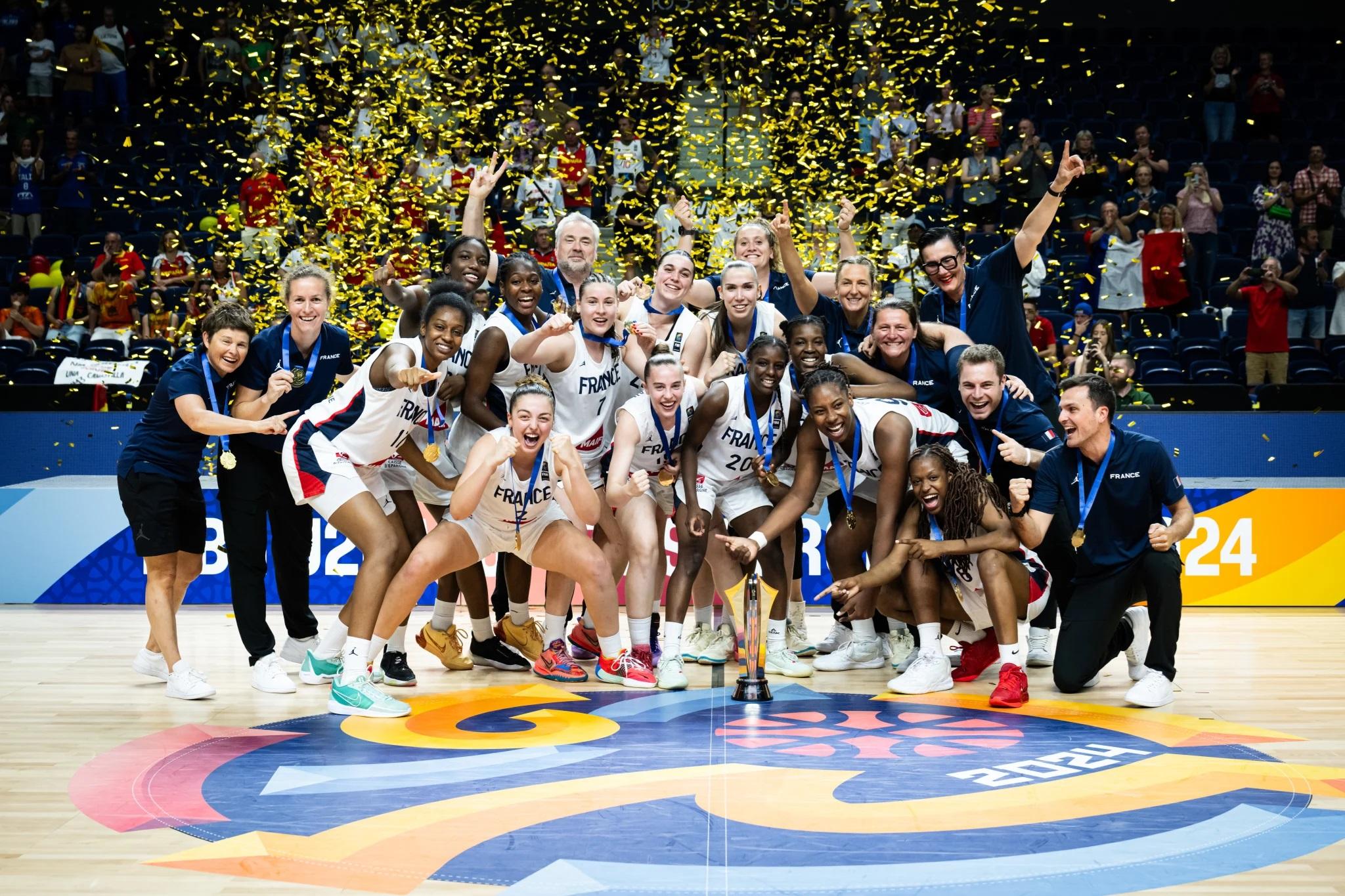 L’équipe de France U20 féminine conserve son titre à l&rsquo;EuroBasket !