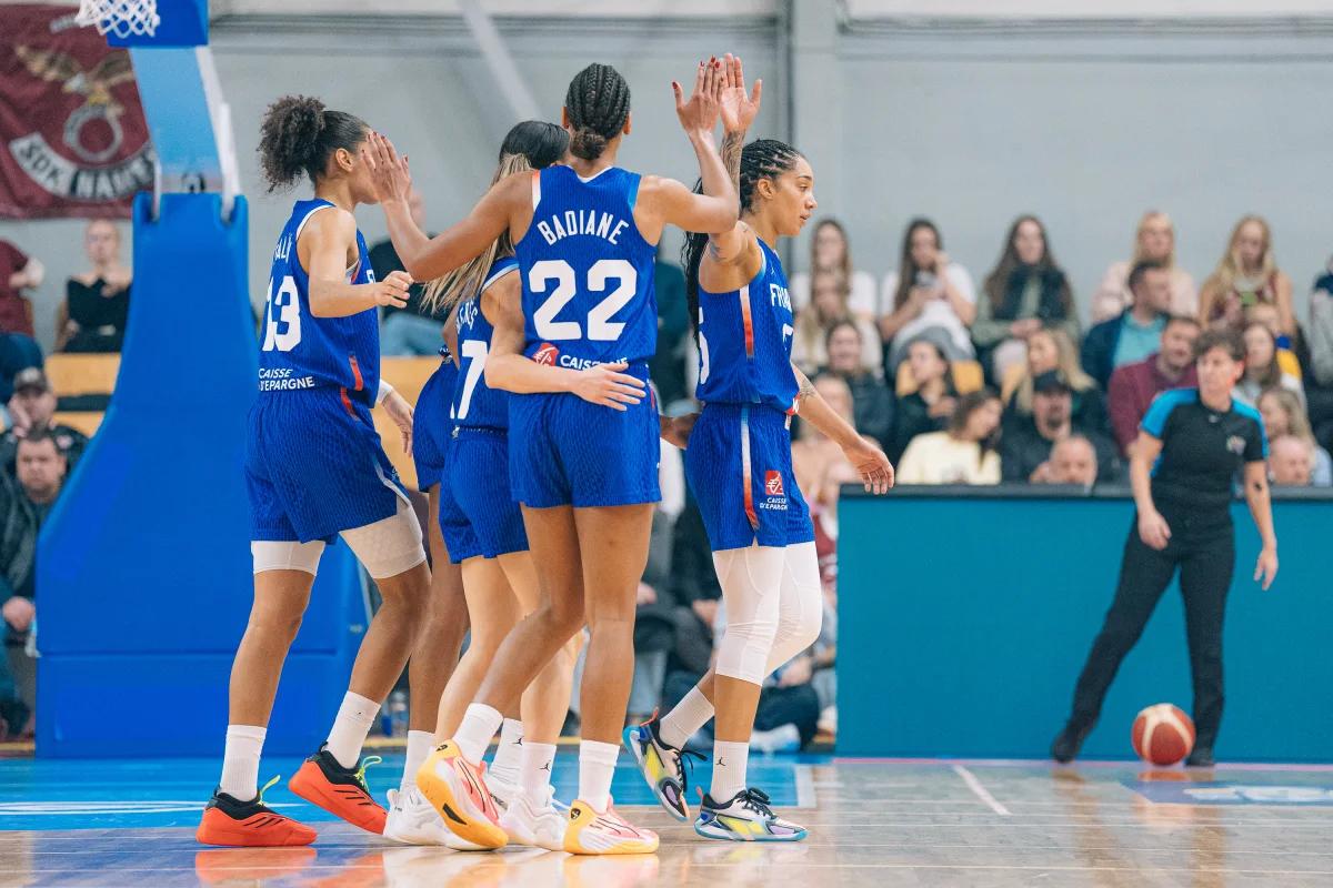 Irréprochables en Lettonie, les Bleues quasiment qualifiées pour l’EuroBasket 2025 !