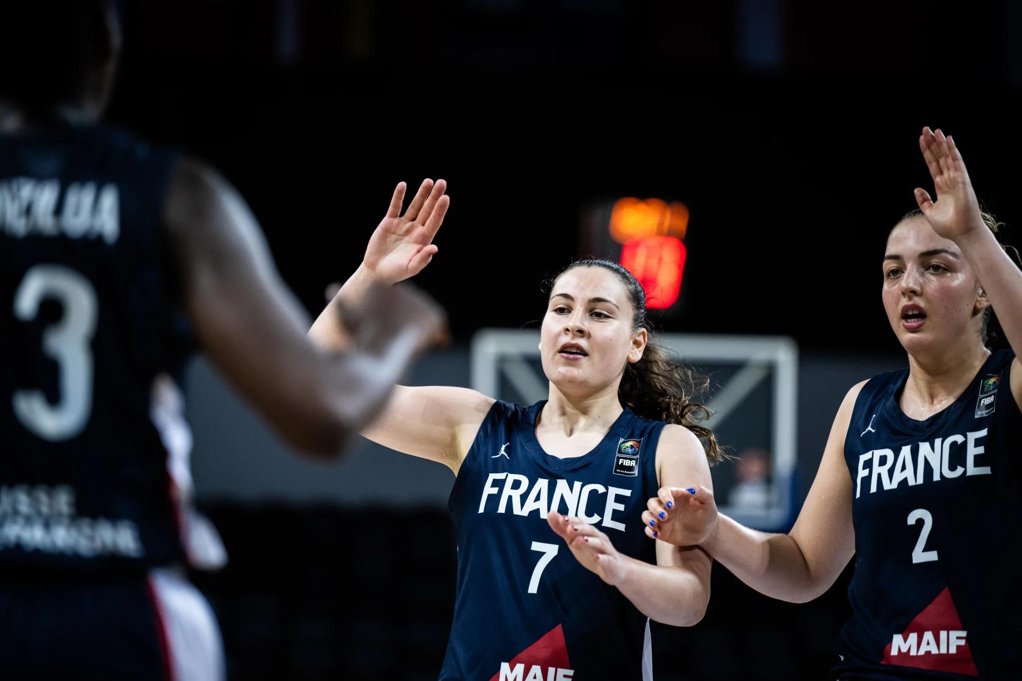 L&rsquo;équipe de France U20 féminine termine en tête de son groupe à l&rsquo;EuroBasket
