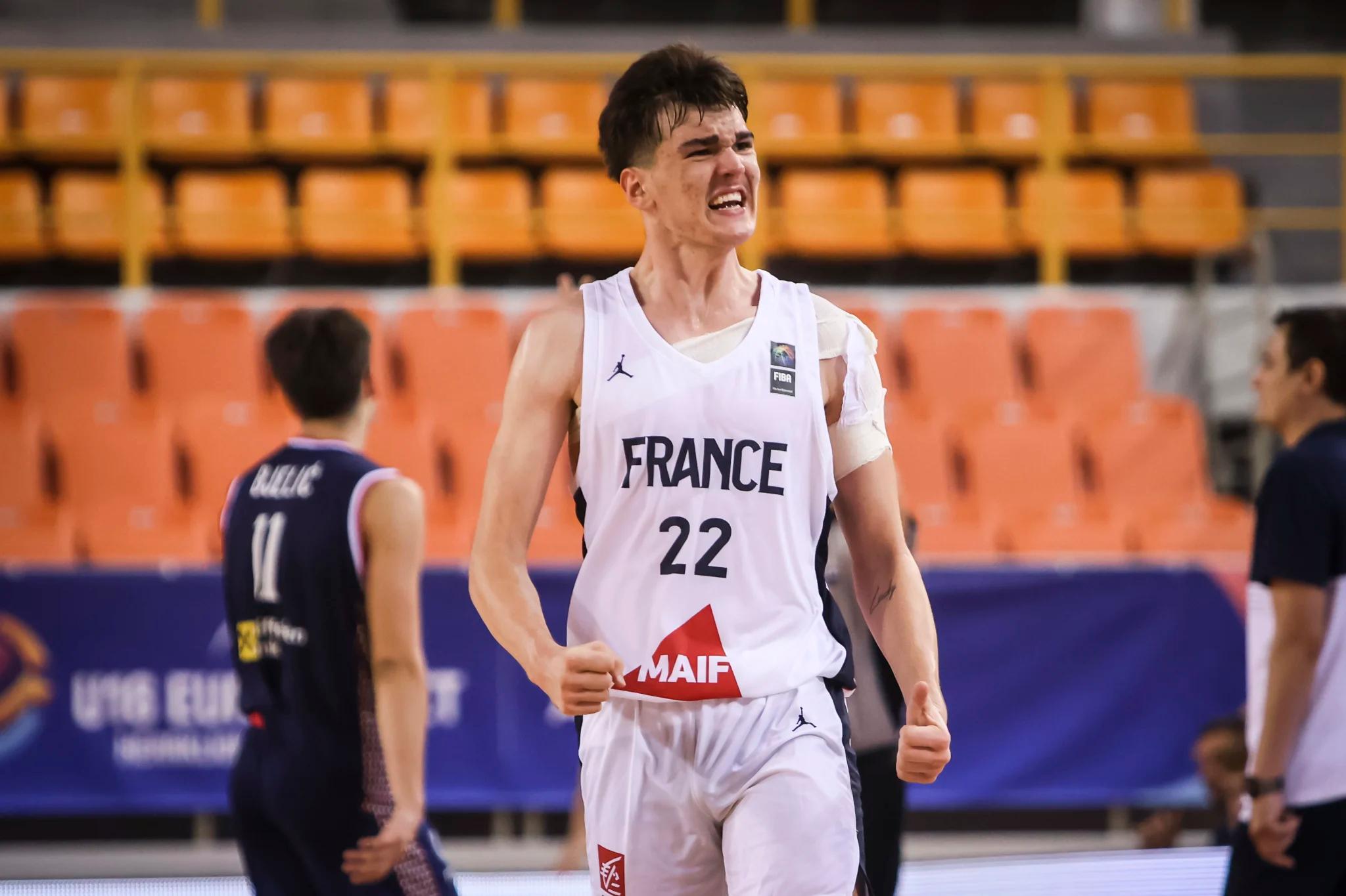 Au finish, l’équipe de France U16 masculine se qualifie pour la finale de l’EuroBasket !