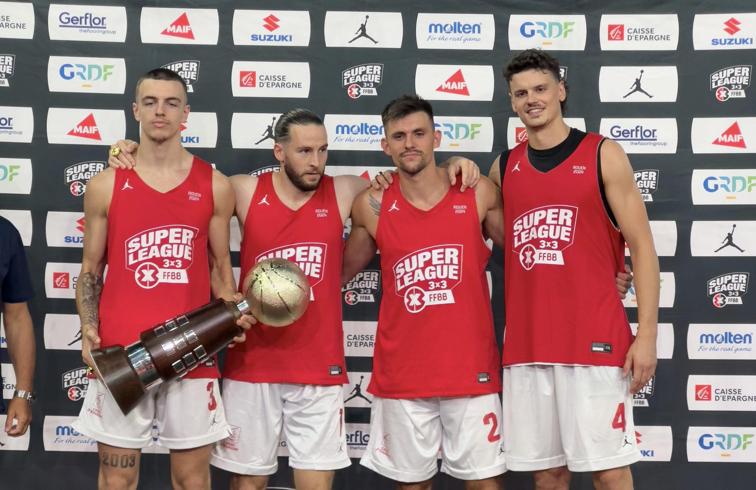 3×3 Paris remporte l’Open de France Superleague 3×3 FFBB 2024