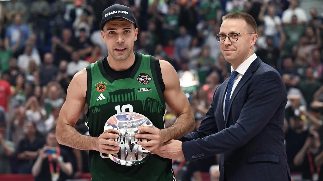 Kostas Sloukas nommé MVP du Final Four 2024