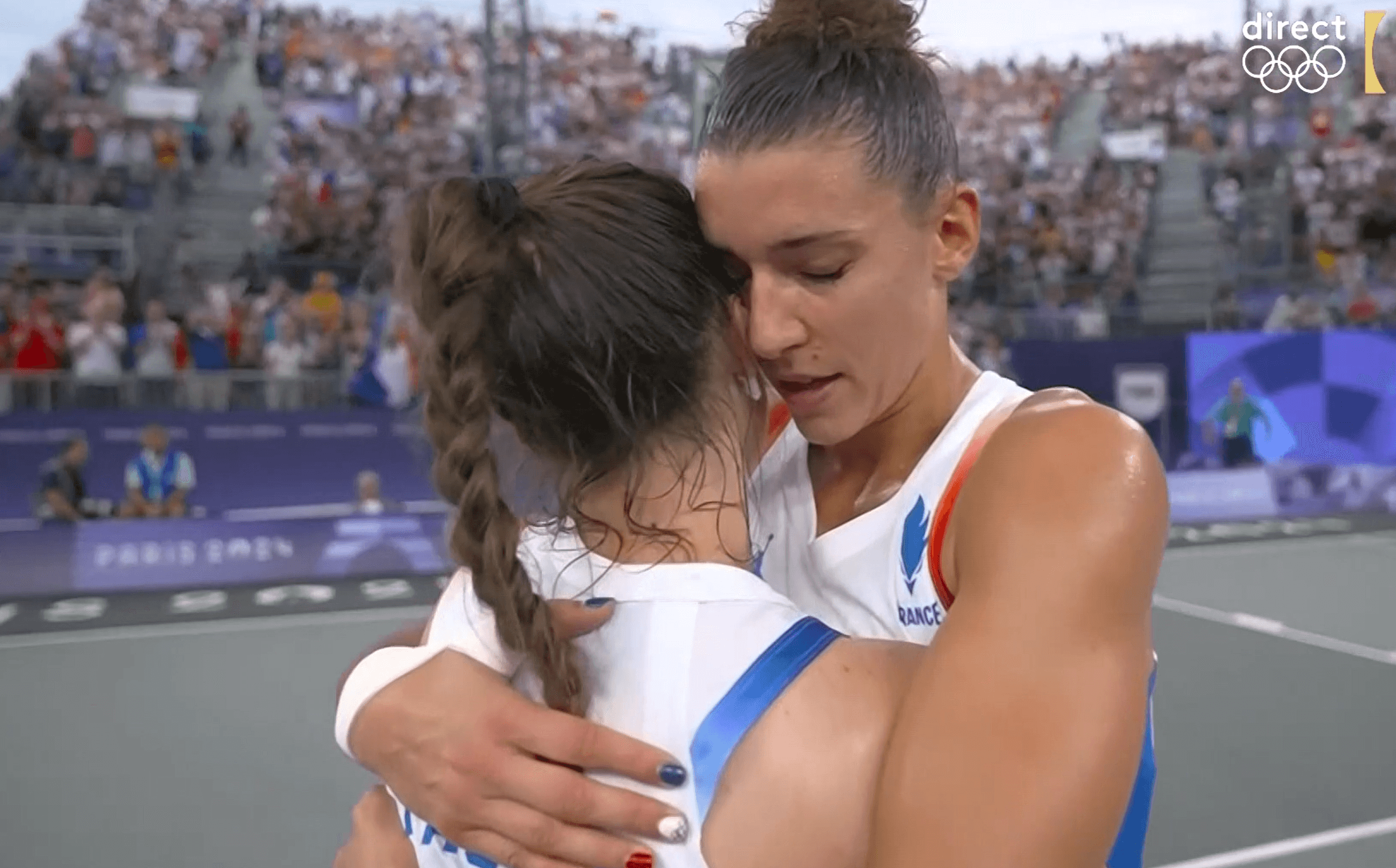 L&rsquo;équipe de France féminine de 3&#215;3 remporte son dernier match, pour l&rsquo;honneur