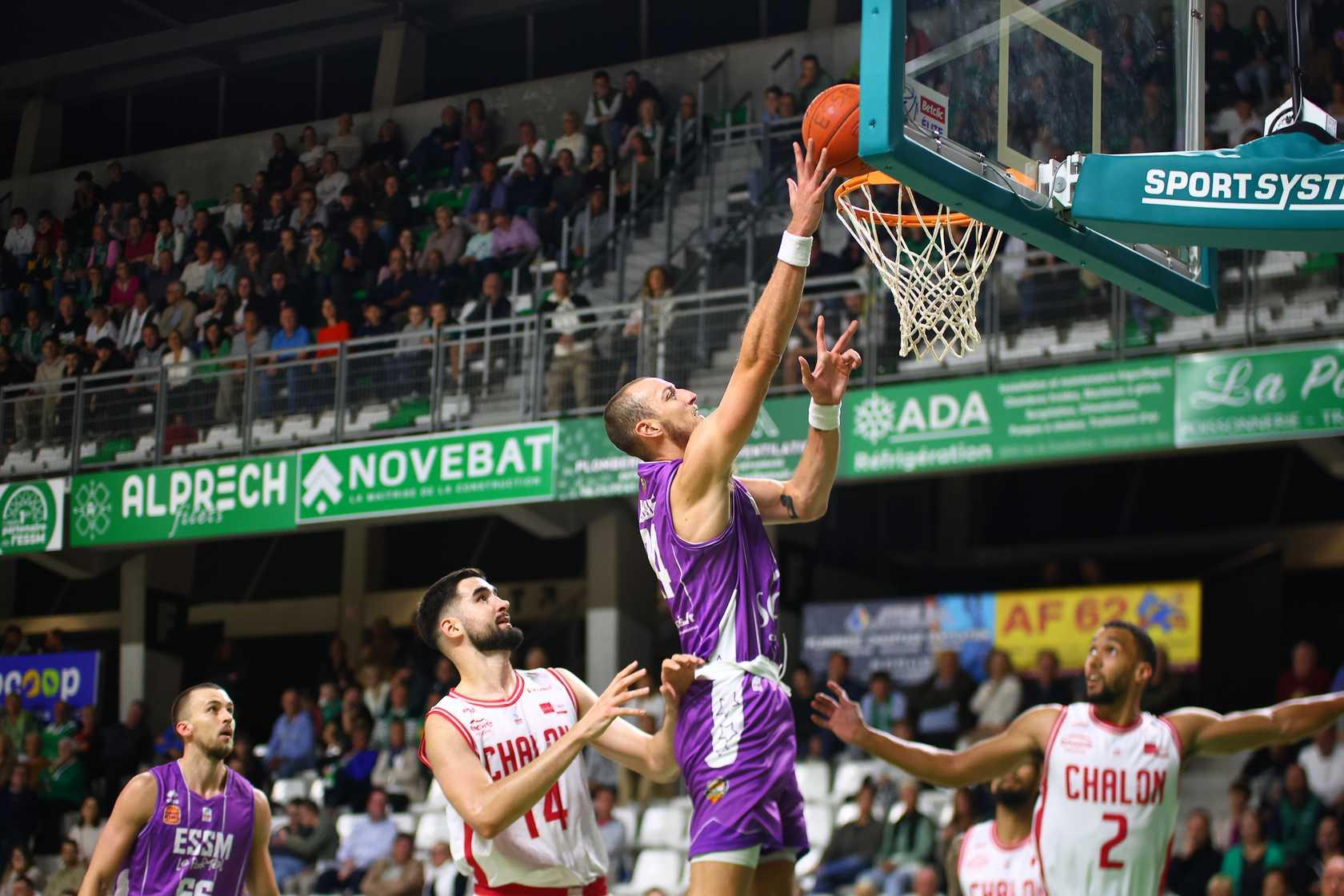 Cholet impressionne, Jack Nunge (42 d’évaluation) porte l’ESSM dans un premier match de la peur