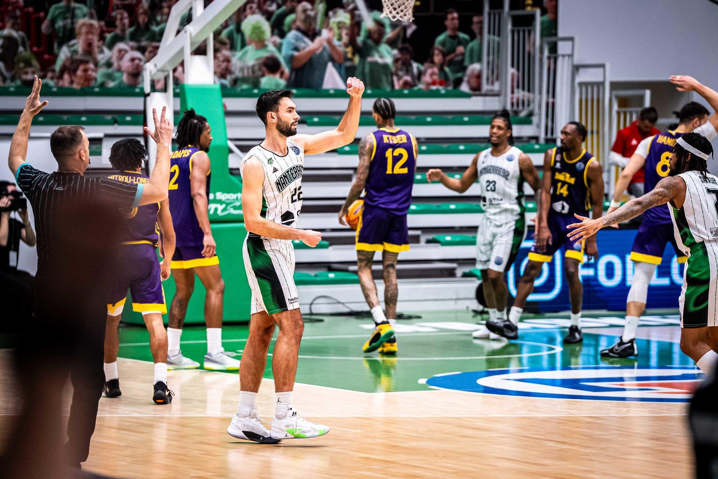 Contre Holon, Nanterre remporte un match sous tension et se qualifie pour le play-in de la BCL !