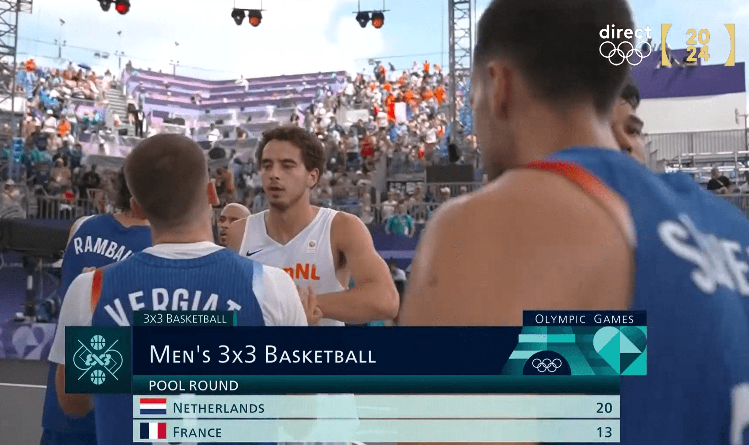 Première défaite pour l&rsquo;équipe de France de 3&#215;3 masculine