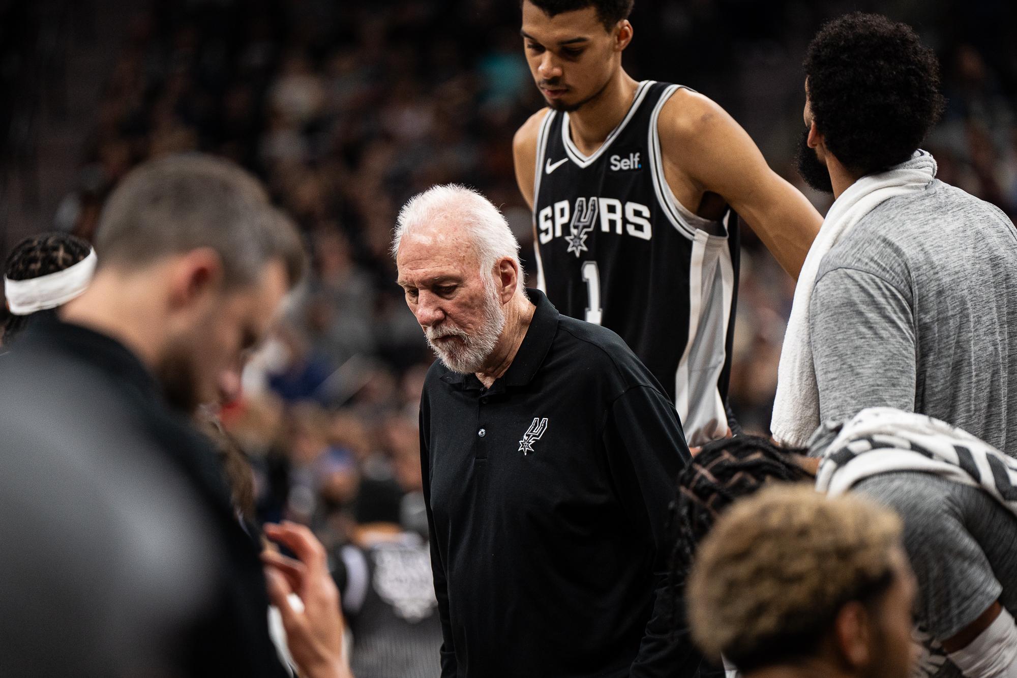 Victime d’un léger AVC, le coach des Spurs Gregg Popovich absent pour une durée indéterminée