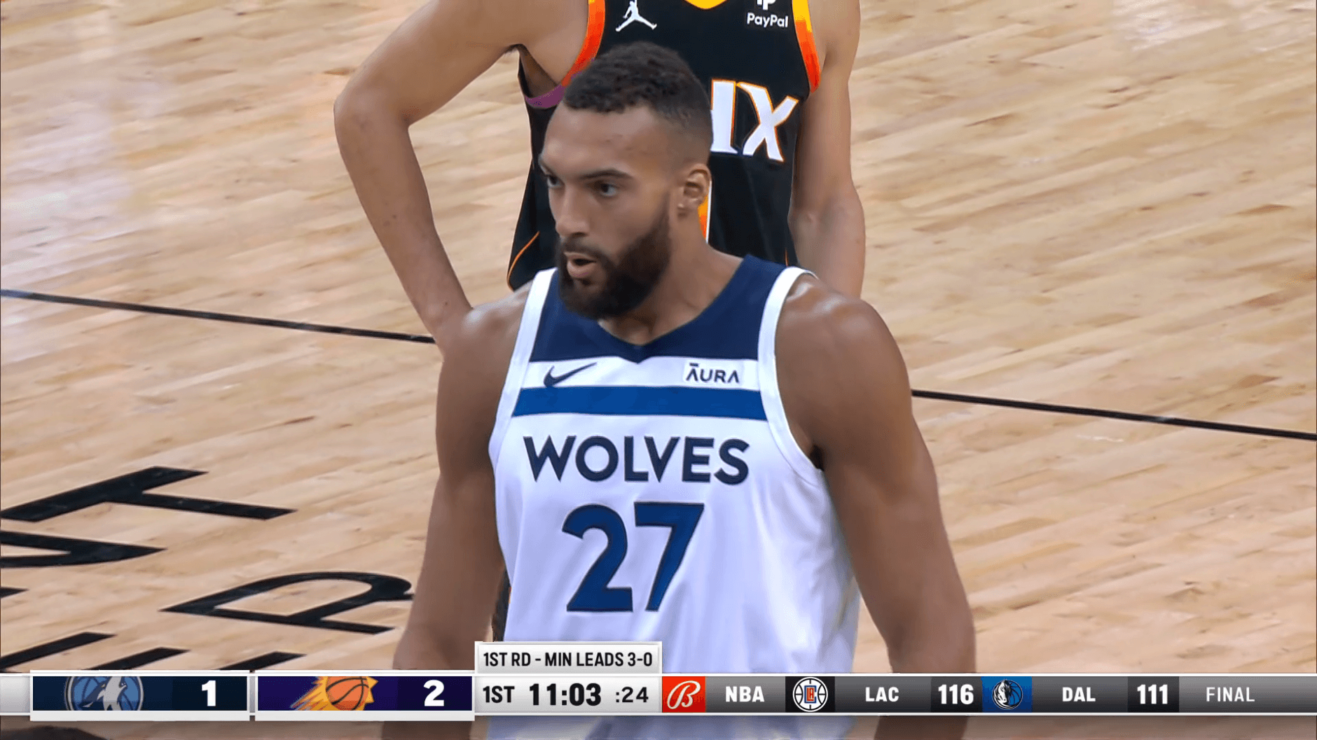 Gobert et les Timberwolves sweepent Phoenix au premier tour des playoffs