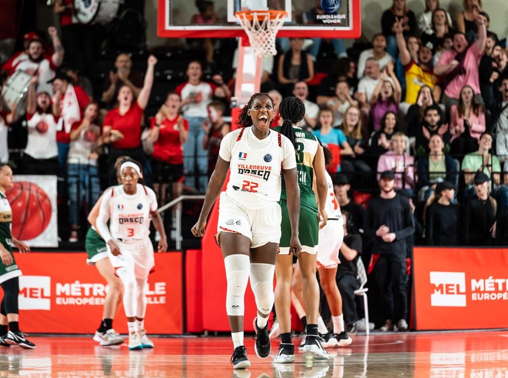 Kennedy Burke porte Villeneuve d&rsquo;Ascq à la victoire, l&rsquo;ASVEL féminin et Basket Landes trop justes