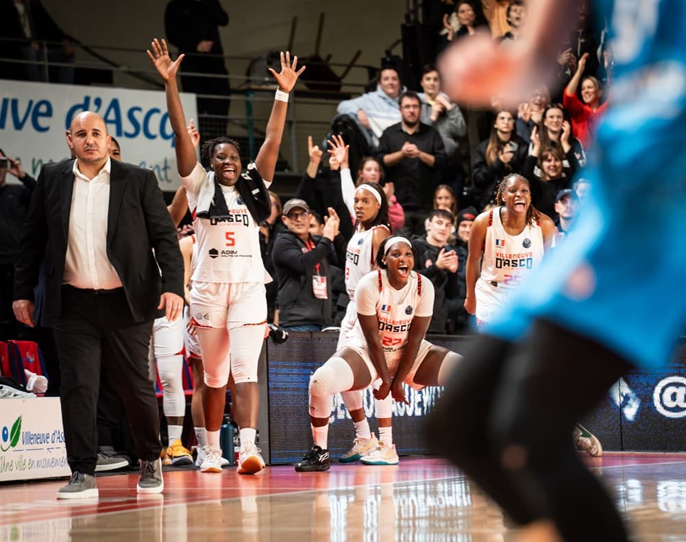 Villeneuve d&rsquo;Ascq dans le top 4 de son groupe, Basket Landes quasiment éliminé