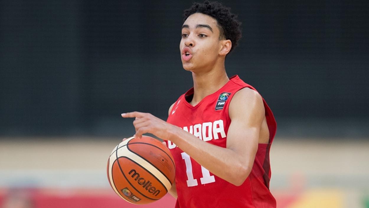 Andrew Nembhard avec le Canada U17 en 2016