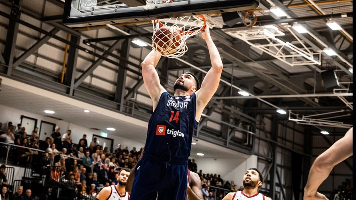 Dusan Ristic avec la Serbie en 2022