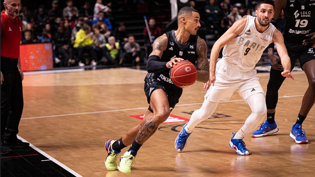 Edwin Jackson (ASVEL) en pénétration