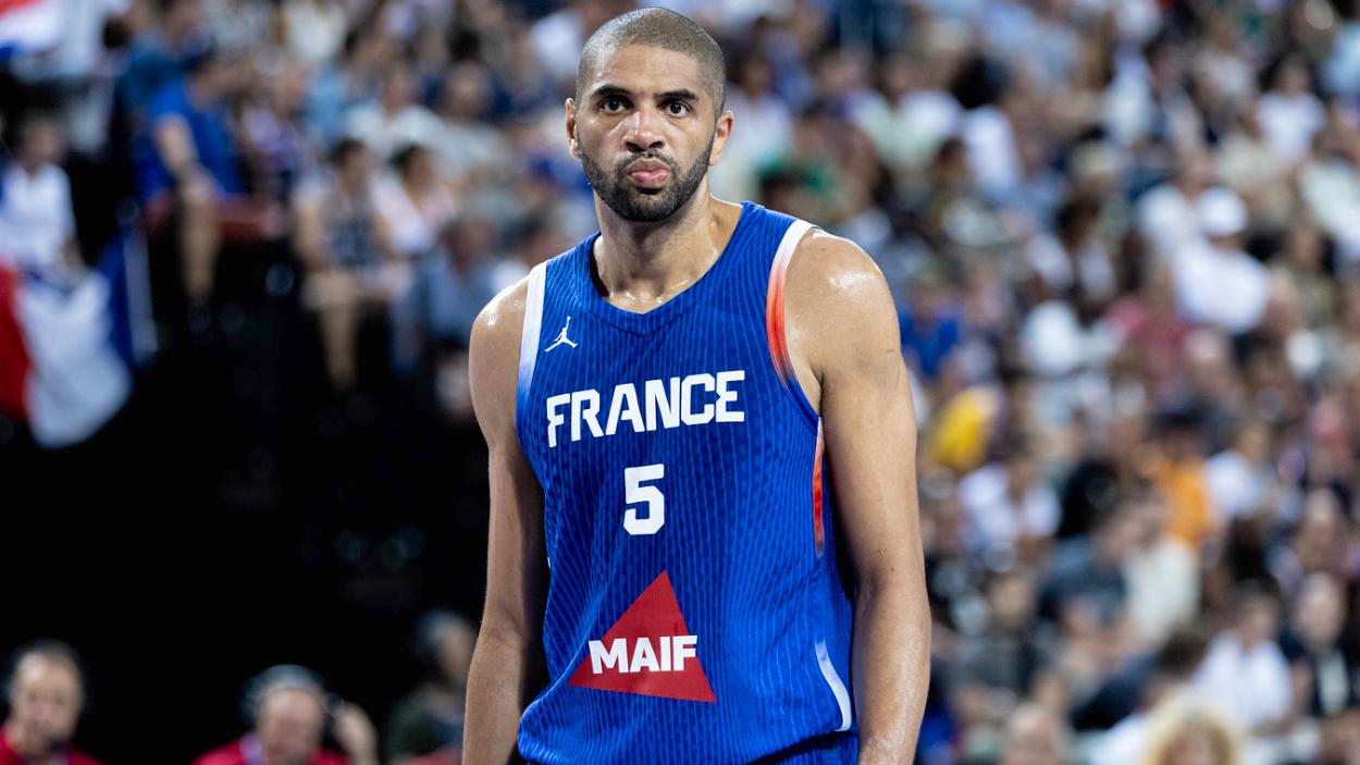 Nicolas Batum (France) face à l'Allemagne