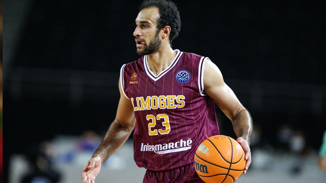 Philip Scrubb avec le Limoges CSP en 2020