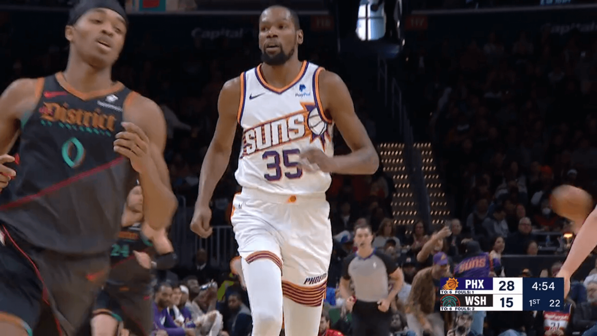 La défense de Bilal Coulibaly complimentée par… Kevin Durant
