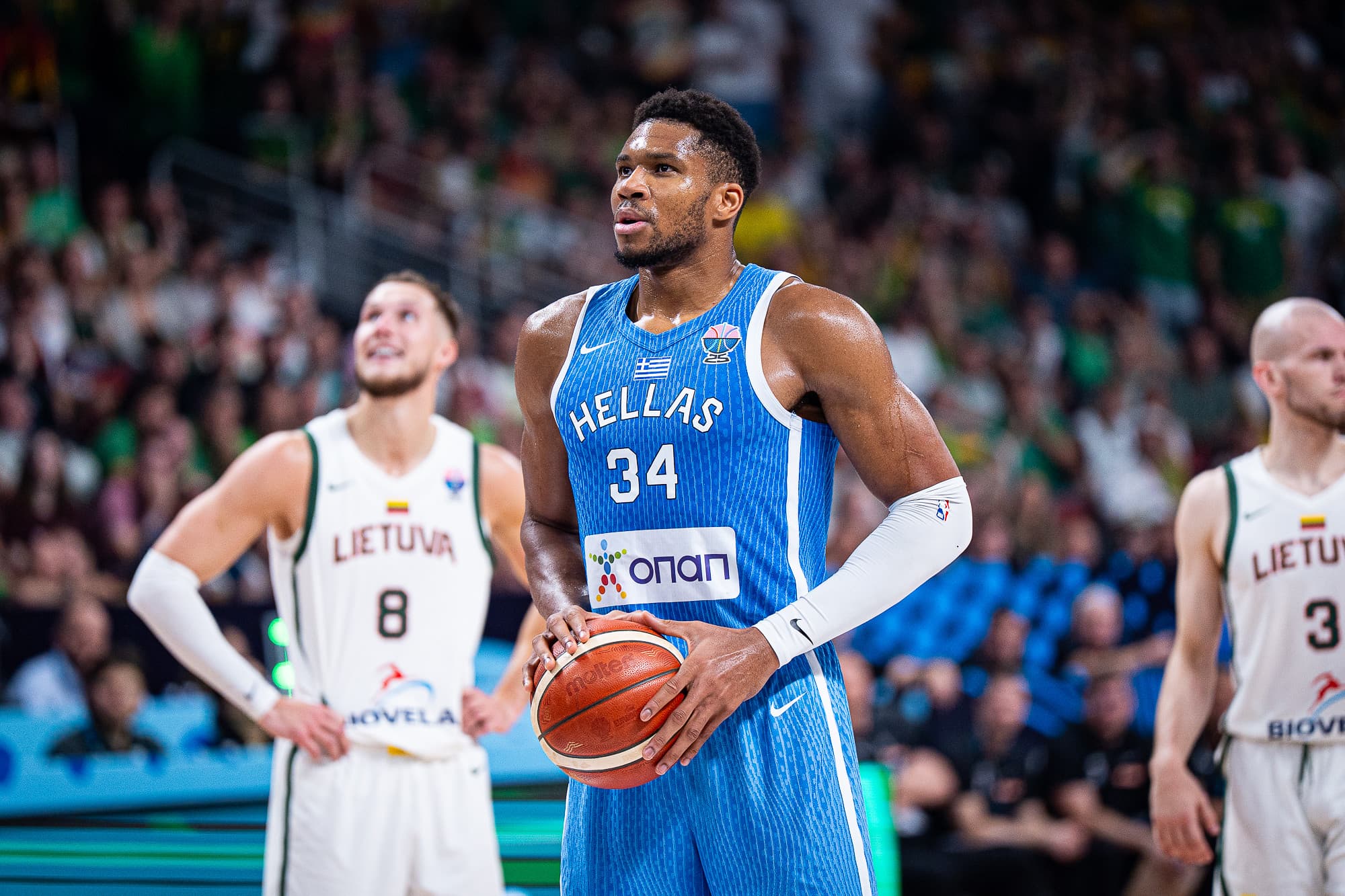 Giannis Antetokounmpo et Vassilis Spanoulis au cœur des ambitions de la fédération grecque