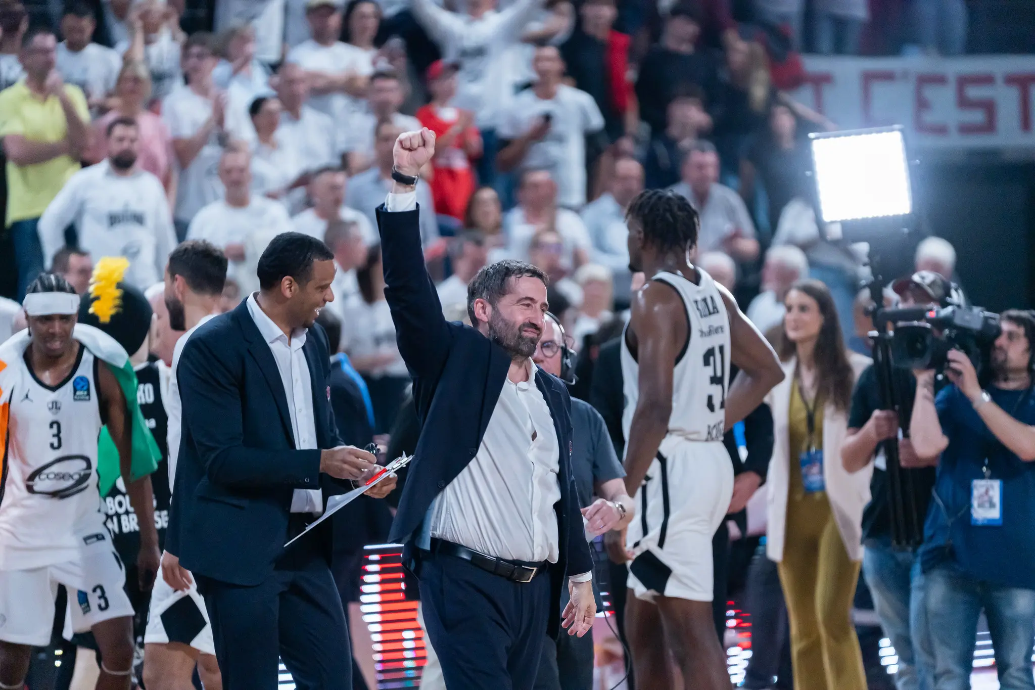 Frédéric Fauthoux, vainqueur de l’EuroCup avec la JL Bourg : « Je ne voyais pas comment on pouvait perdre »