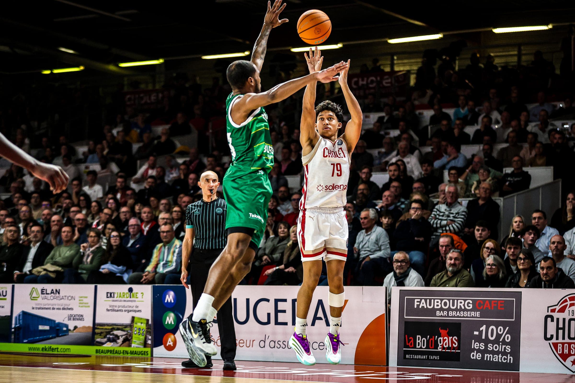 Aaron Towo-Nansi éclabousse la BCL : la pépite de Cholet signe sa meilleure sortie européenne