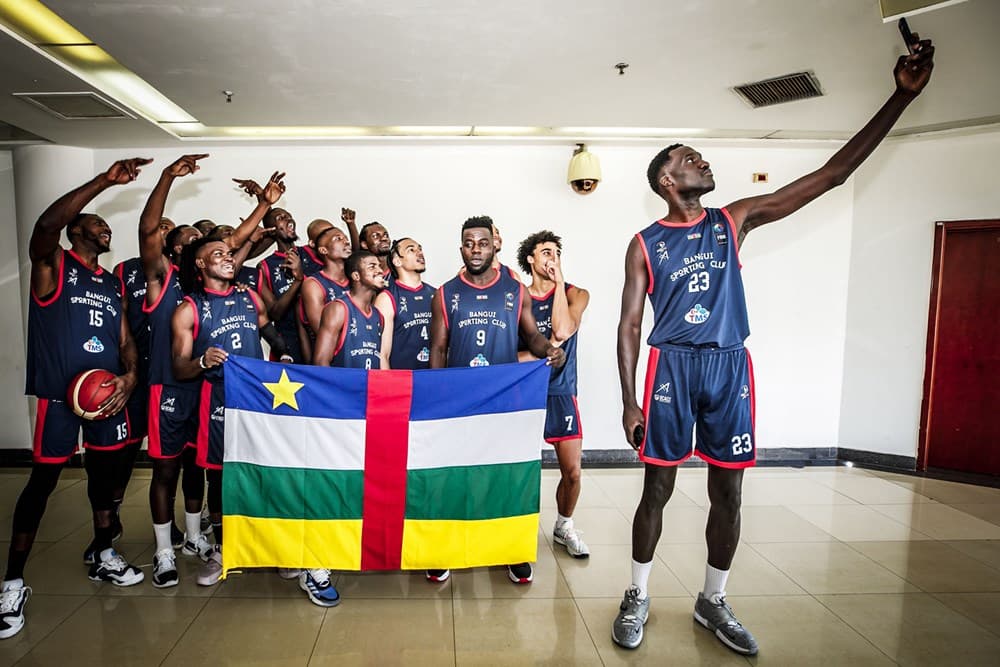 Max Kouguère, Jimmy Djimrabaye et Evans Ganapamo avec Bangui pour les qualifications de la BAL