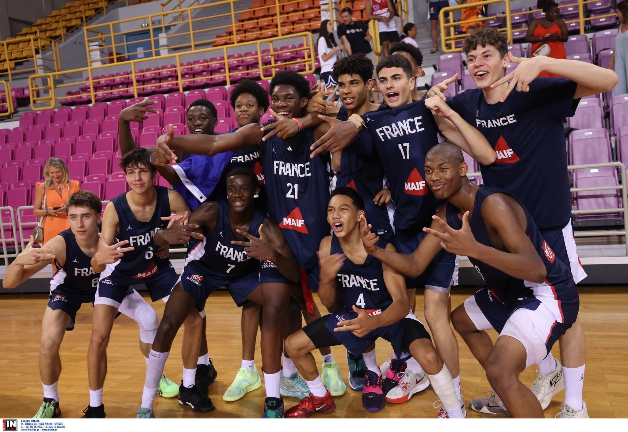 L’équipe de France U15 masculine remporte le Tournoi de l’Amitié, les filles deuxièmes
