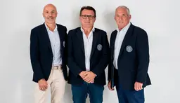 Eric Pinaud, ici à gauche, est le nouveau président du Poitiers Basket 86