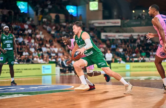 Hugo Invernizzi (21 points, 9 rebonds) porte Limoges vers la victoire face à Saint-Quentin