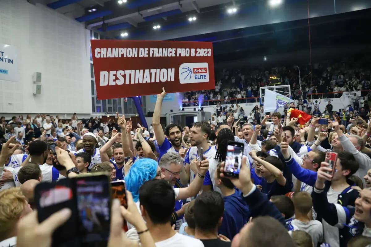 Saint-Quentin au bout de son rêve : champion de France Pro B, le SQBB retrouve l’élite 31 ans après !