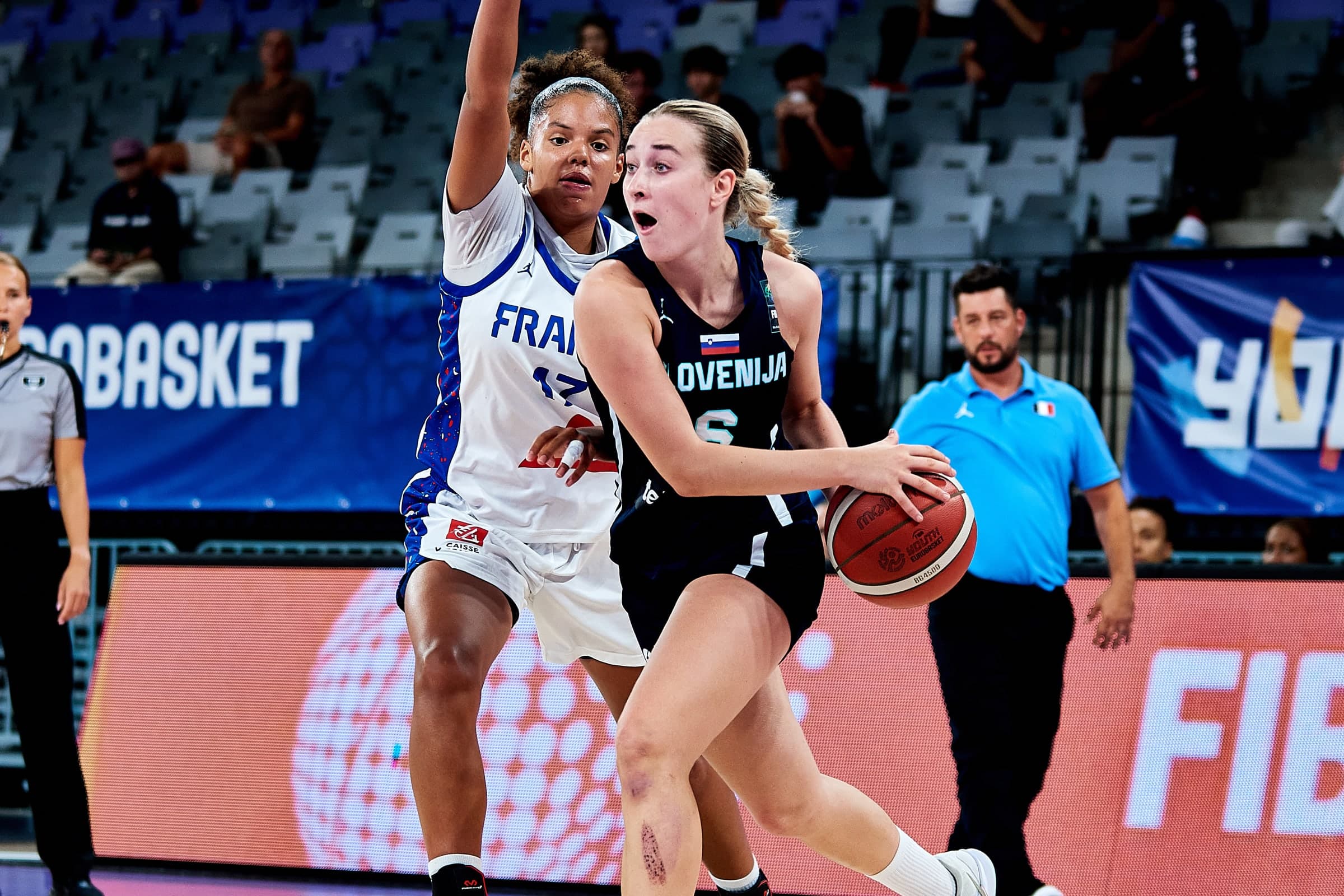 Équipe de France U16 : un premier quart-temps fatal face à la Slovénie, les Bleuettes joueront le bronze