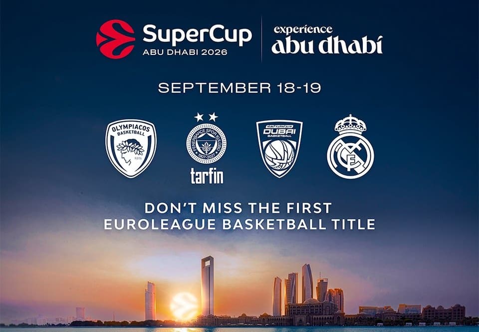 Le programme de la première Euroleague Basketball SuperCup à Abou Dabi